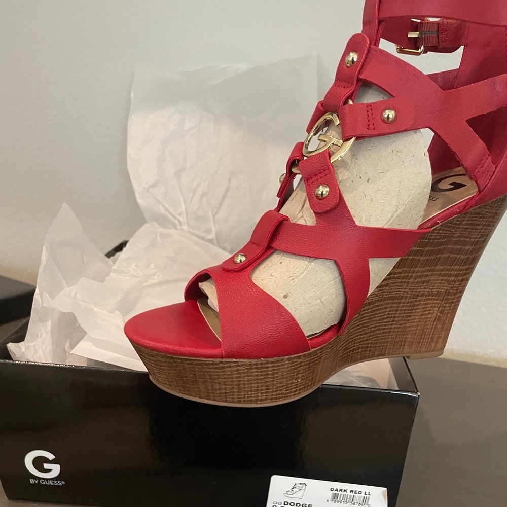G by GUESS “Dodge” Platform Wedge